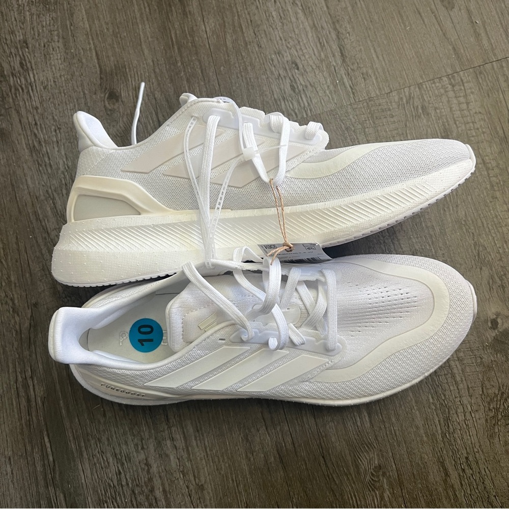 Adidas PureBoost 5W All-White Running Shoes